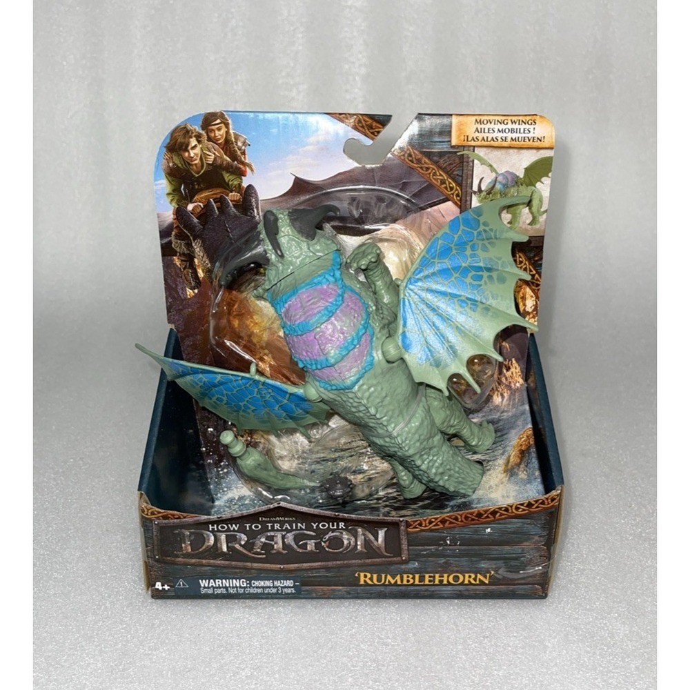 Dreamworks Dragons How To Train Your Dragon Rumblehorn Action Figures Toys NEW